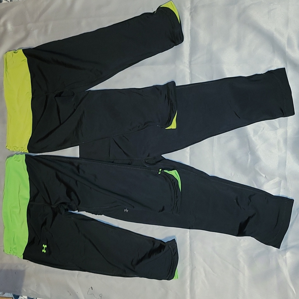 Under Armour Crop Leggings Lot of 3